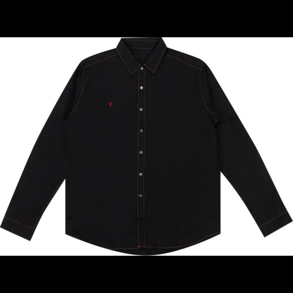 Brand New Vlone black button up long sleeve shirt Authentic from Bari
